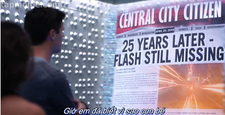 The Flash Season 5 tập 4 vietsub - News Flash! Tin tức về người hùng tia chớp! vietsub