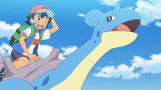 Hành trình tiến tới bậc thầy Pokemon tập 143 vietsub - Riding on Laplace! Leo lên Laplace! vietsub